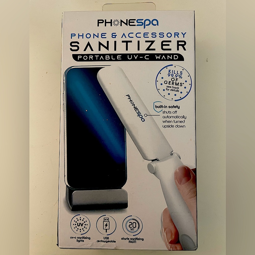 PhoneSpa Phone and Accessory Sanitizer. Unopened.